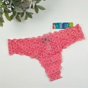 Cosabella Sweet Treat Star Thong Pink One Size